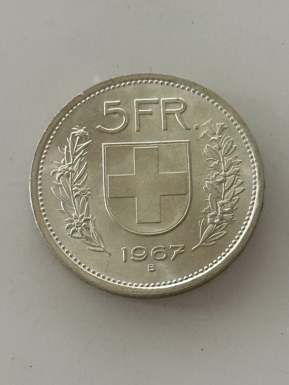 Toutes les monnaies: 5 Franken 1967  Silber – Neuf (Voir description) à Wallisellen par SWISS_SILVER1 1