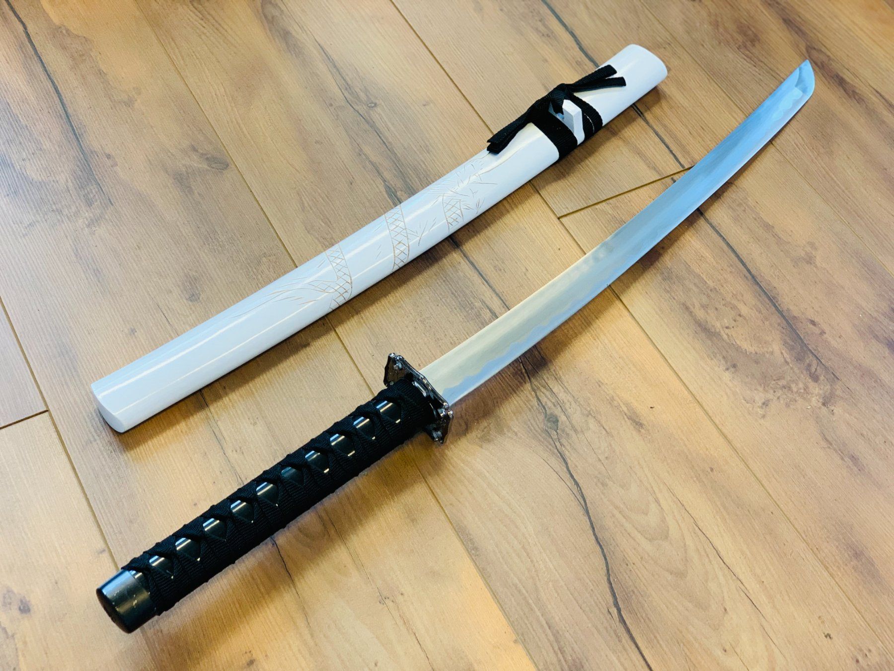 Art international: Katana TANTO Schwert WEISS 78cm NEU – Neuf avec emballage d'origine à Bergdietikon par shopAgent 4
