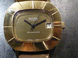Sicura montre mécanique 17 Jewels Shockresistant