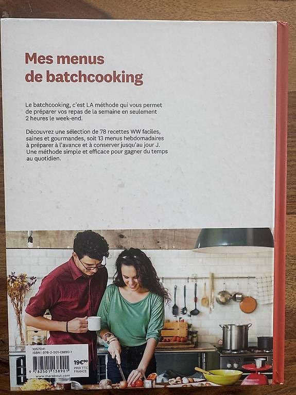 Bücher: Livre de cuisine "Mes menus de Batchcooking" – Gebraucht aus Boussens von justjuju 1