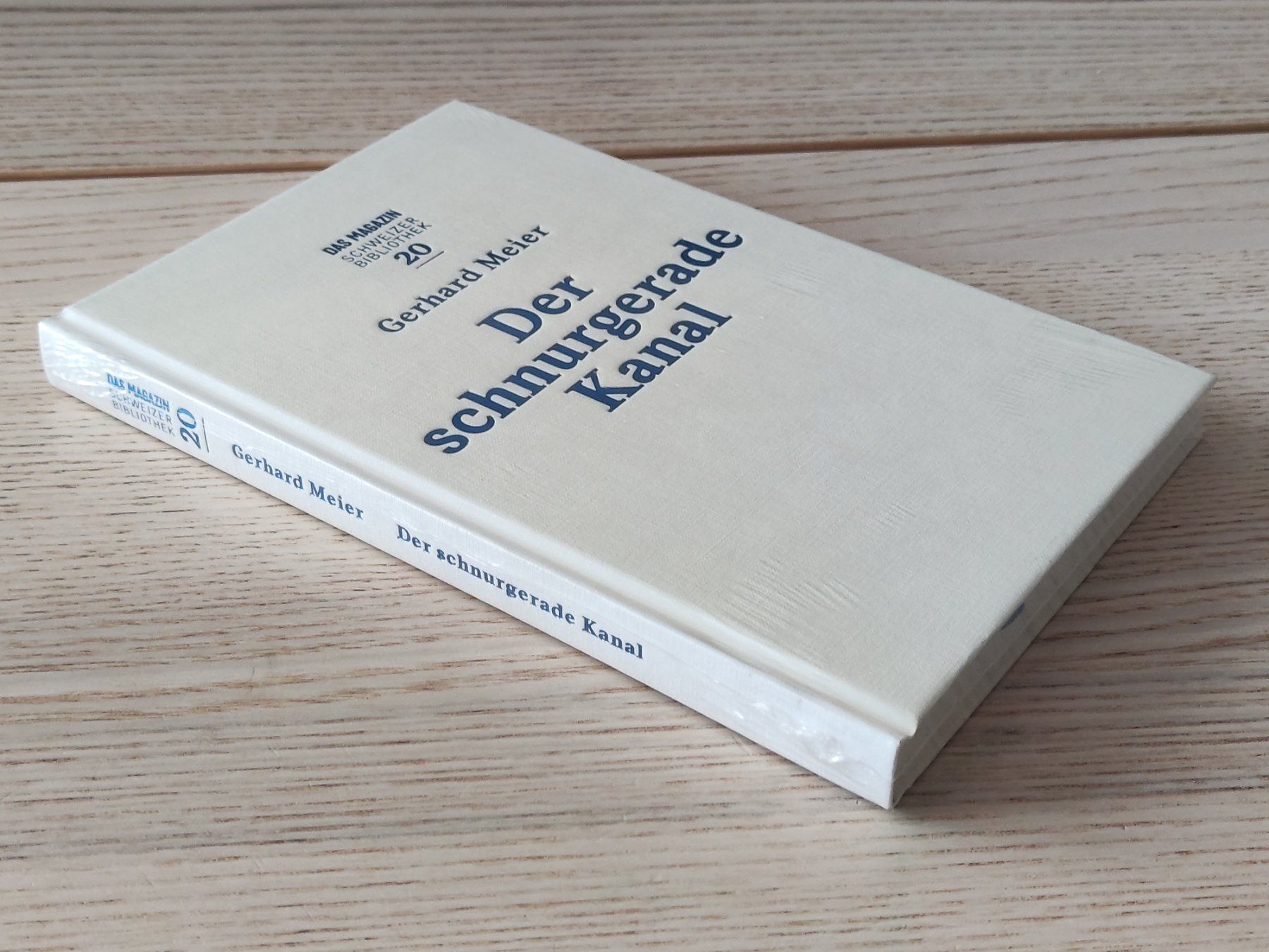 Libri: Gerhard Meier – Der schnurgerade Kanal – Nuovo e nell'imballaggio originale da Schaffhausen venduto da philscardstore 2