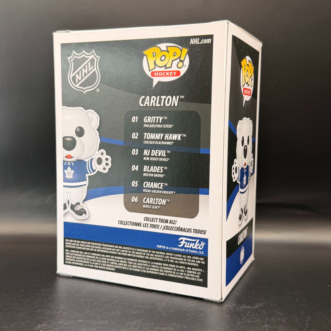 Funko Statuette: Funko Pop! NHL Carlton 06 – Usato da Düdingen venduto da Nerdworld 1