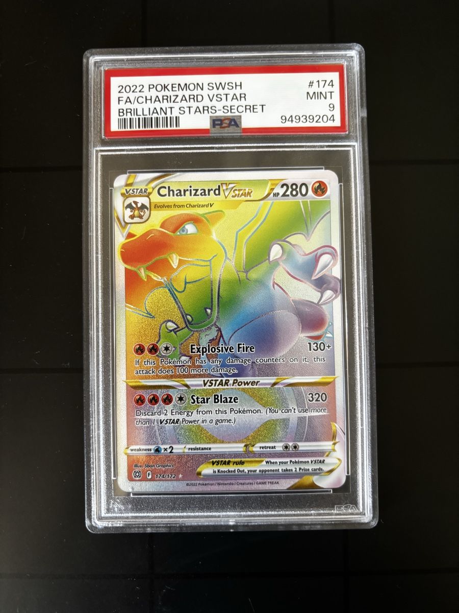 Cartes: Pokemon Charizard VSTAR Secret Rare PSA 9 Mint – Neuf (Voir description) à Pully par Efernandezr