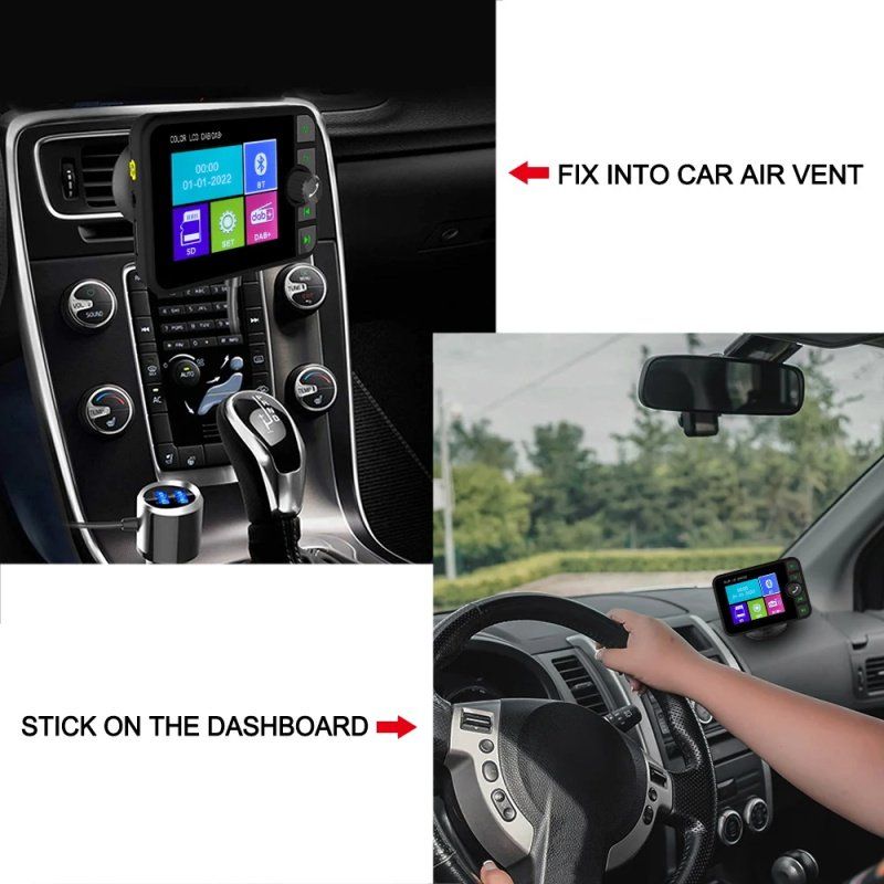 Radios: Universal DAB+ Adapter 2,4" LCD Bluetooth FM AUX – Neuf avec emballage d'origine à Malans GR par BUYBEST-Schweiz 8
