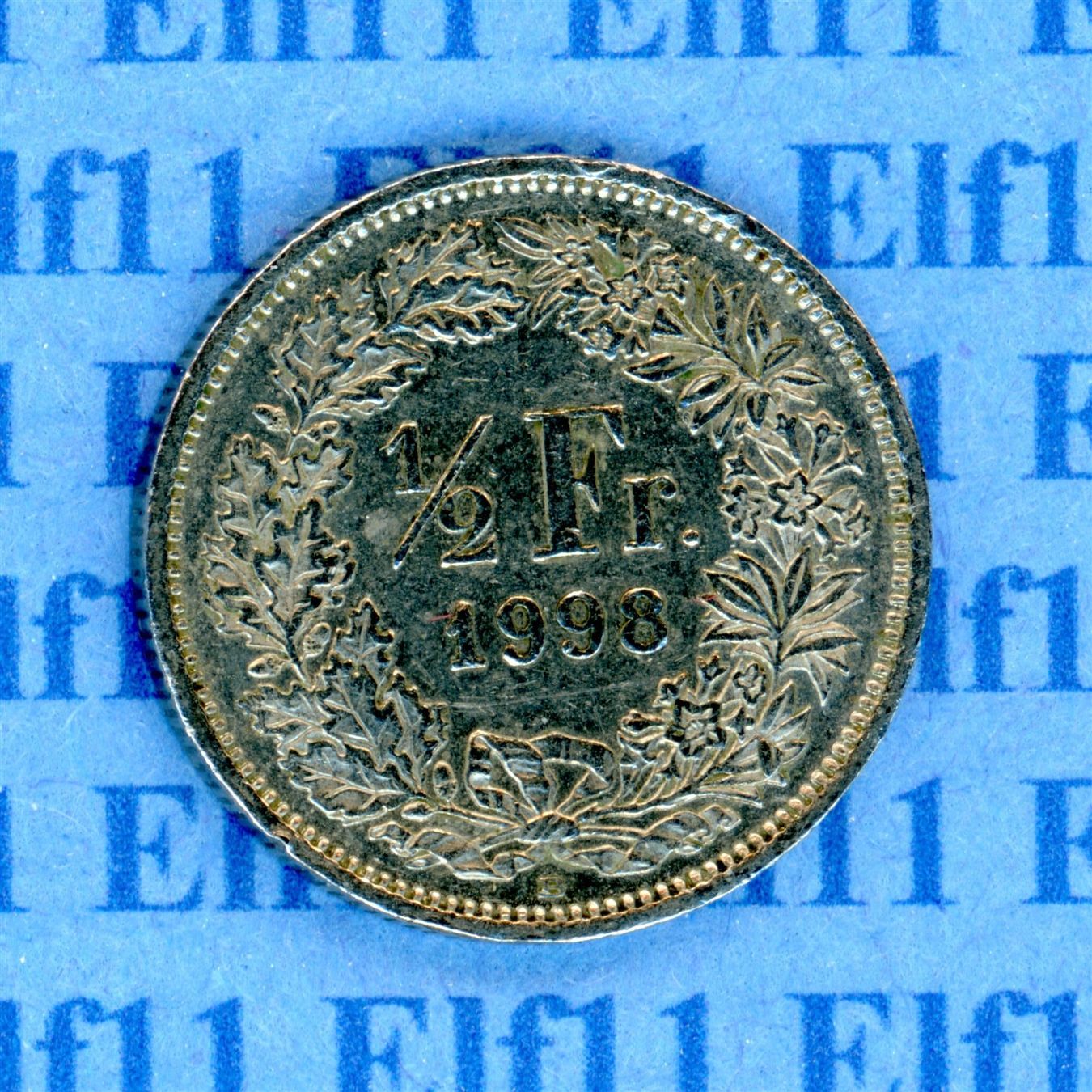 Alle Münzen: CHF___0.50 1998 -vz 50 Rappen – Gebraucht aus Widnau von Elf11