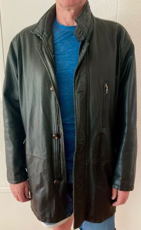 Superweiche Lederjacke Bugatti Gr. 56, mit Gilet, schwarz