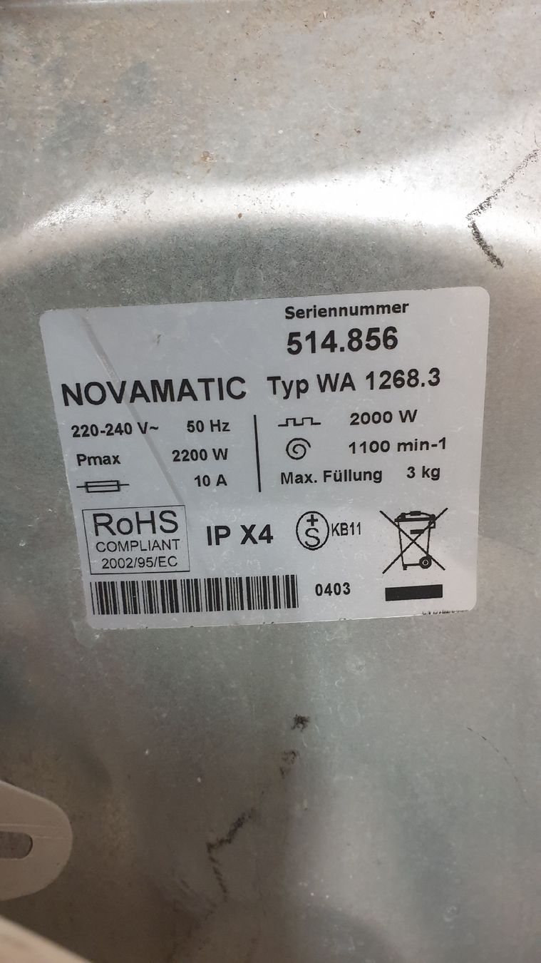 Novamatic Lavatrici: Waschmaschine – Usato da Schaffhausen venduto da oedi75 5