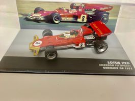 Rennwagen Lotus 72D Emerson Fittipaldi Germany GP 1971 1-43