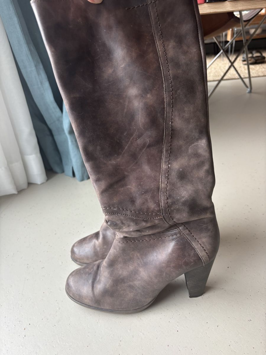 Scarpe da donna: Lederstiefel braun, Gr. 38 – Usato da Zürich venduto da lennyk01 1