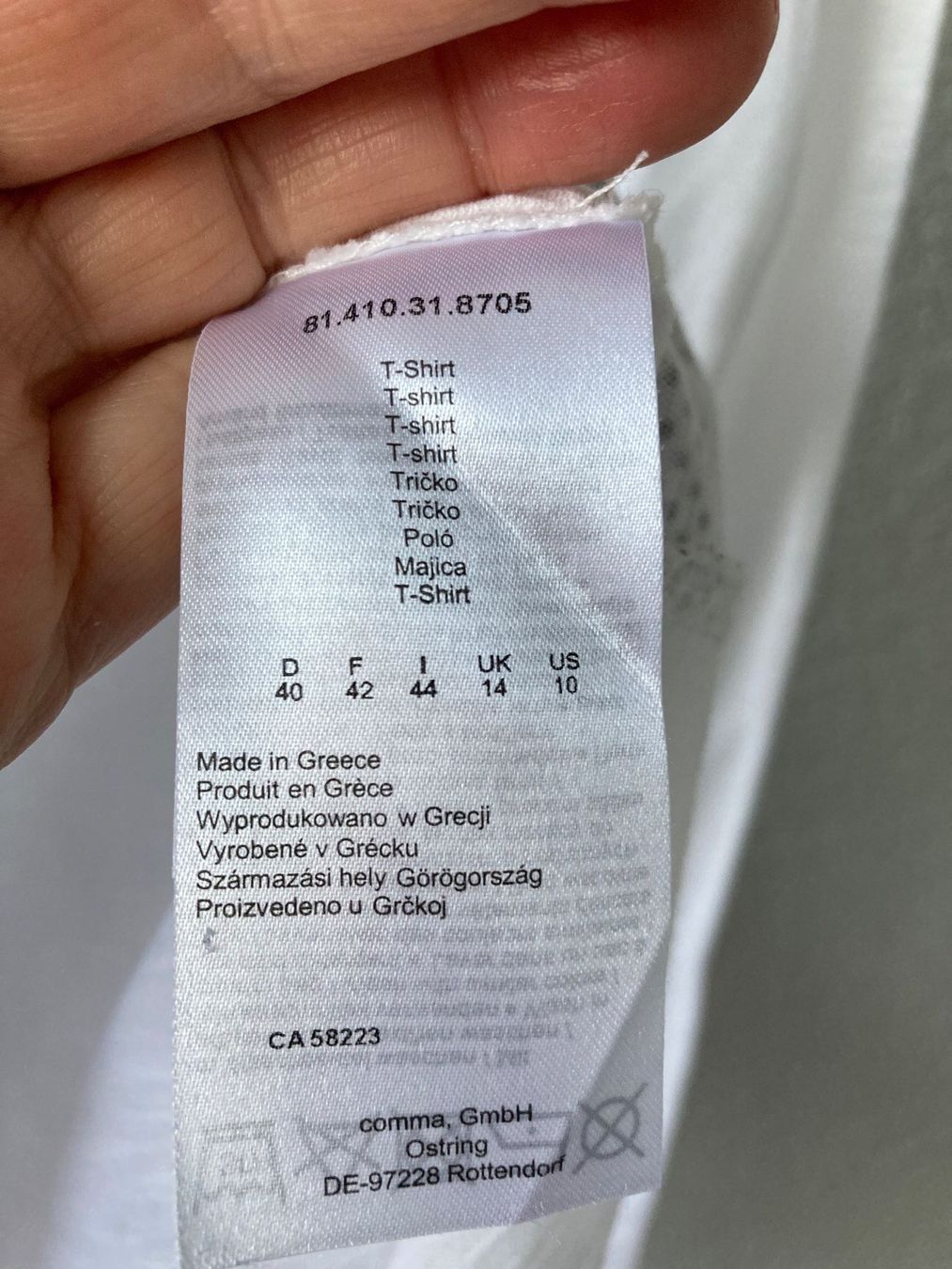 Comma : Comma Shirt, Grösse 40, Langarm, Top Zustand – Neu (gemäss Beschreibung) aus rheineck von norwegianwood52 5
