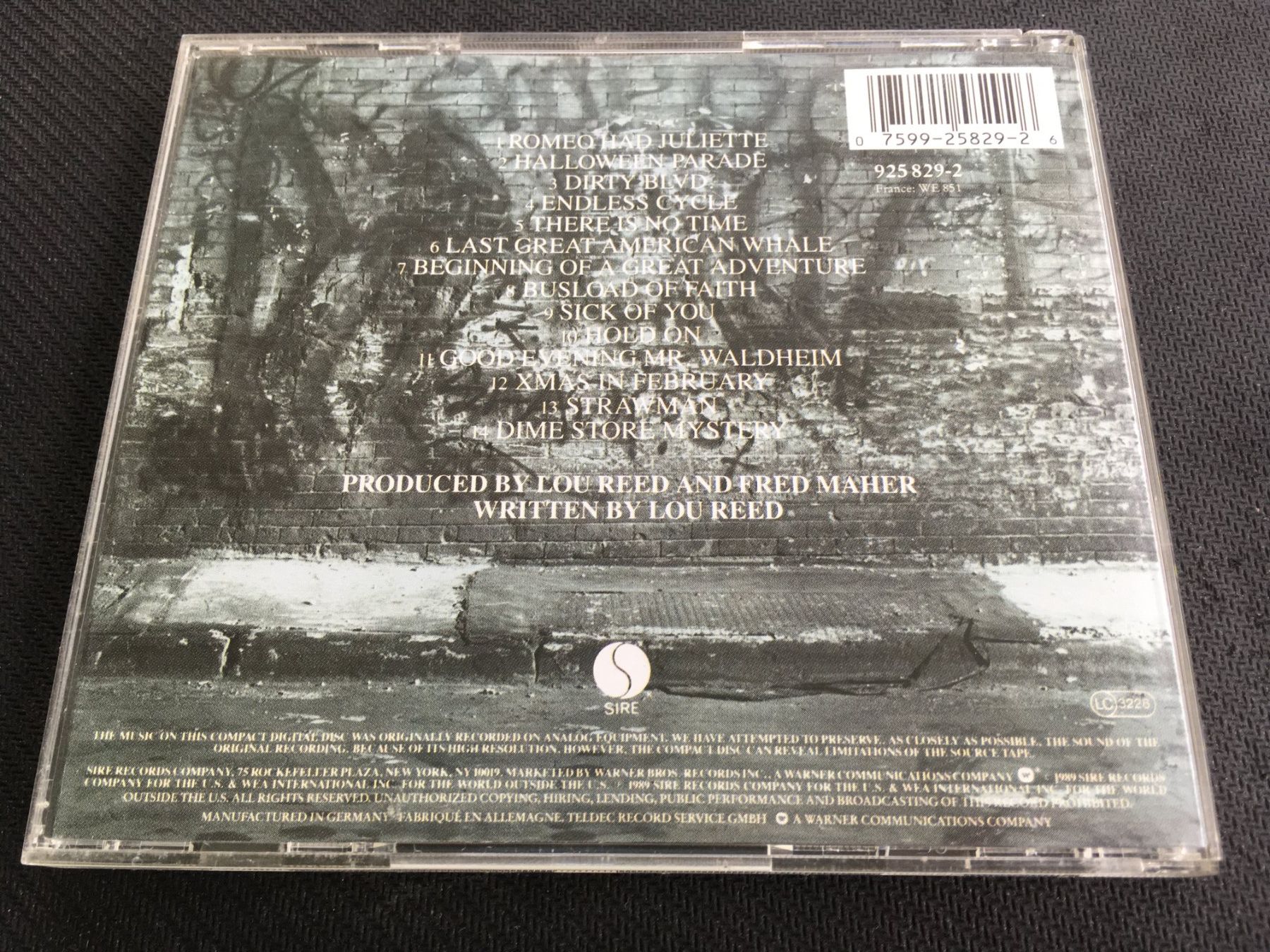 CD: Lou Reed - New York -CD- – Usato da St.Gallen venduto da MedienJoe 2