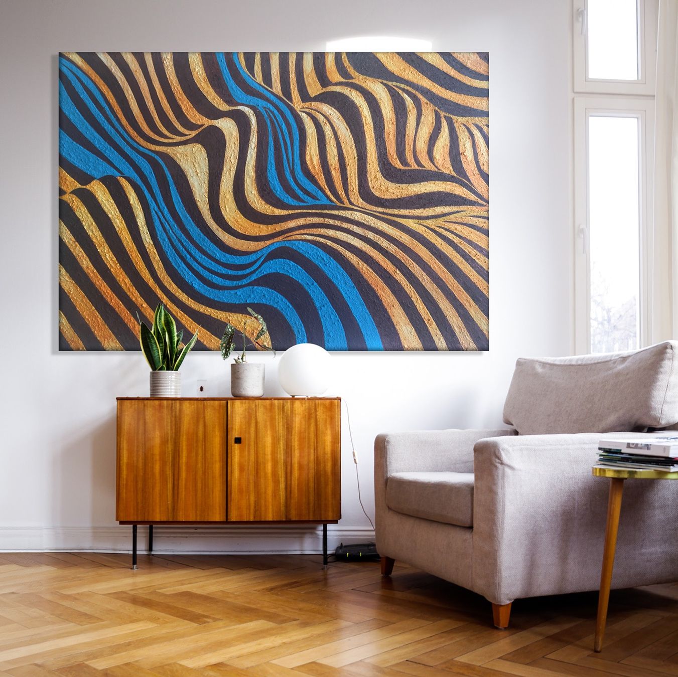 Foto & Immagini: Mixed Media auf Leinen 70x100x5cm – Nuovo (secondo la descrizione) da Affoltern am Albis venduto da zlow 2