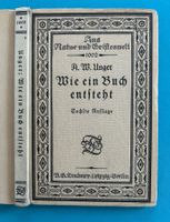 WIE EIN BUCH ENTSTEHT 1927