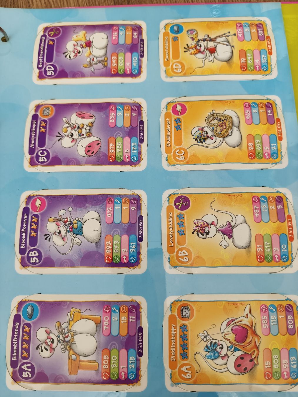 Raccoglitori: Diddl Ordner mit Quardiddl Cards – Usato da Uesslingen venduto da donna0301 4