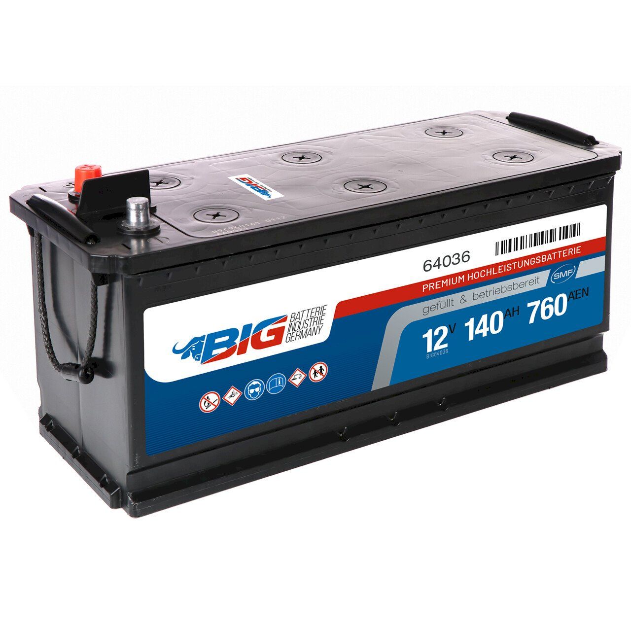 Batterien: BIG Premium 12V 140Ah Batterie – Neu und originalverpackt aus Bottighofen von zaap 2