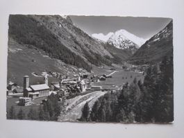 Carte postale ancienne Saas-Grund avec Mitelgratt 