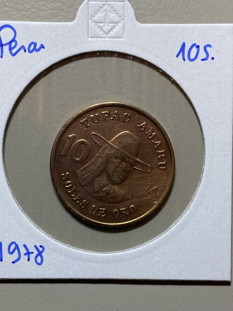 Toutes les monnaies: Pérou - 10 Sols - 1978 – D'occasion à Payerne par Mike1682