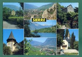 Sierre, 7 Ansichten, 1990, gelaufen, Grossformat