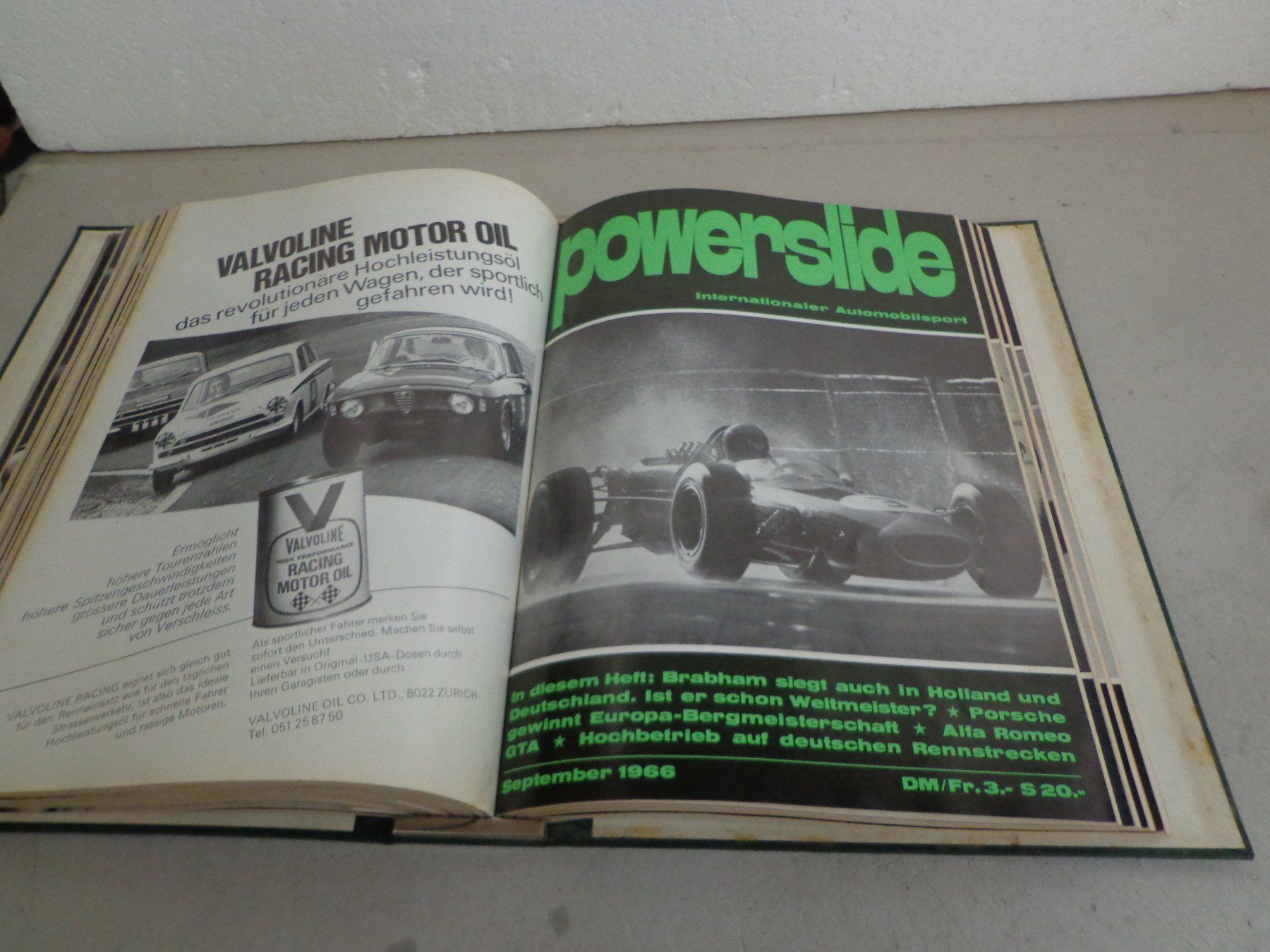 Libri: Jahresband Powerslide 1966 in original Einfassung – Usato da Zofingen venduto da goezi 3