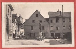 Rheinfelden - Postplatz - Fotokarte 1924