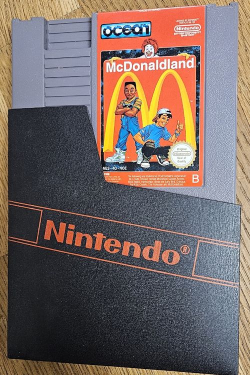 Jeu Nintendo NES McDonaldland - Boîte Et Notice Incluses - Très Bon état