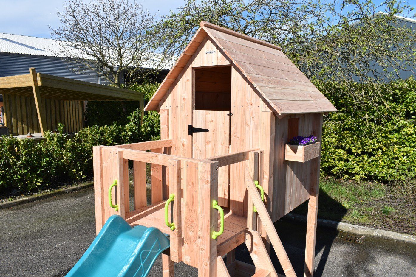 Casette per bambini: Spielturm Dream mit Rutsche Plattformhöhe: 120cm oder 150cm – Nuovo e nell'imballaggio originale da Amsoldingen venduto da Sanilu 1