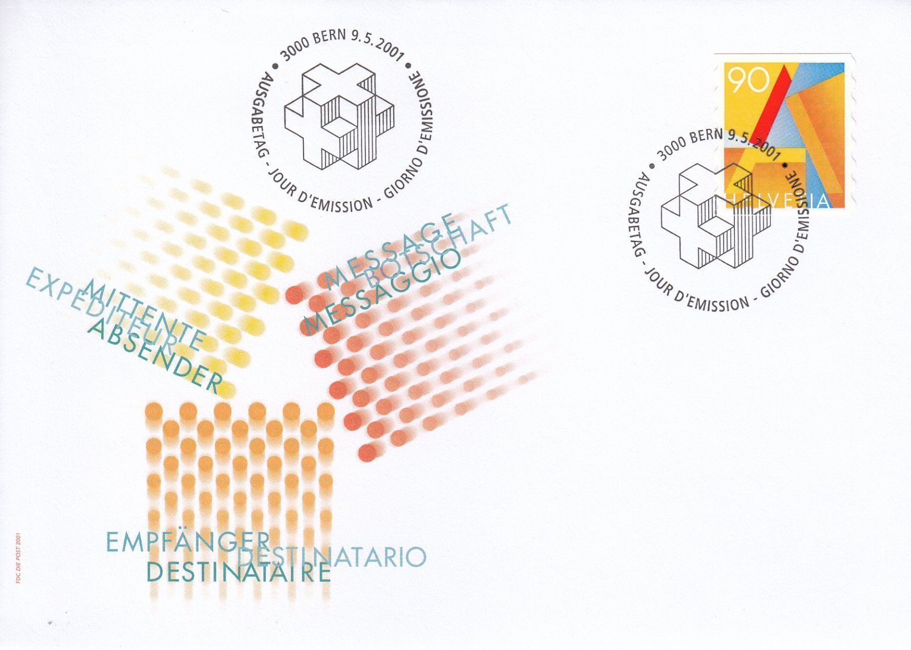 Tutti i francobolli: 2001 Bernhardiner, grosses A, 2 FDC – Usato da Spreitenbach venduto da Mustang_1105 1