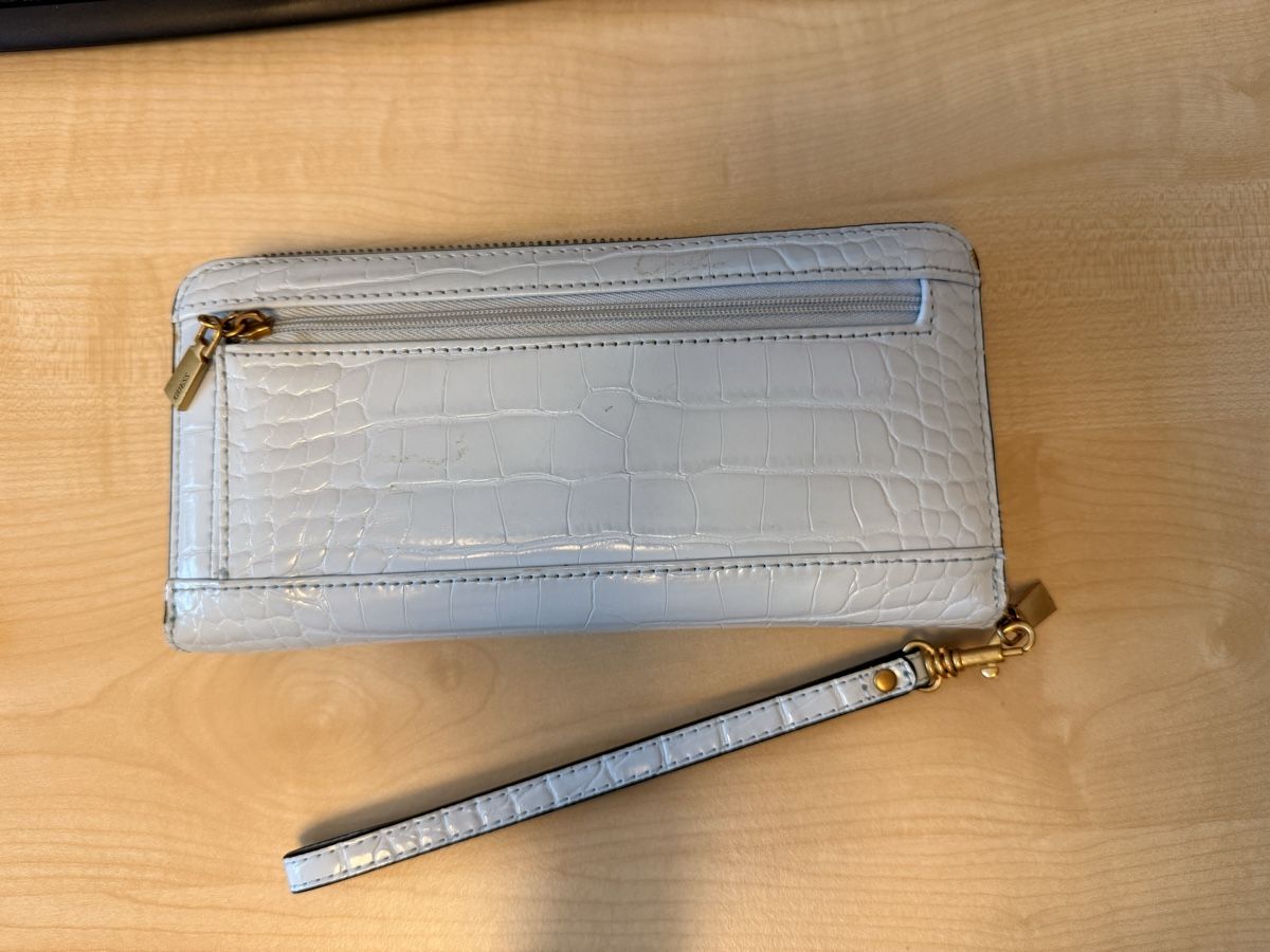 Guess Portafogli: Guess Portemonnaie, , hellblau, top! – Usato da Hettlingen venduto da install1 1