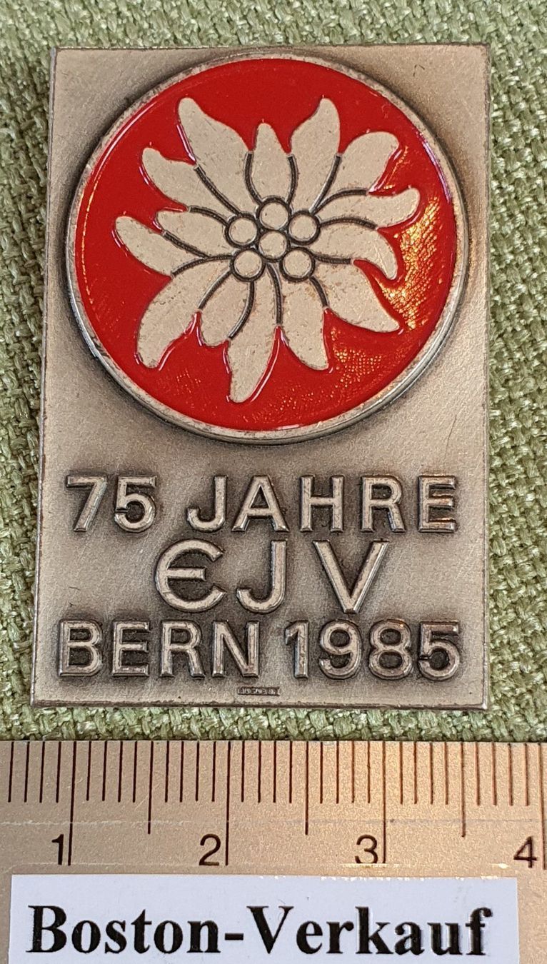 Médailles: D351 - 75 Jahre EJV Bern 1985 Edelweiss – D'occasion à Reinach BL par Boston-Verkauf 2