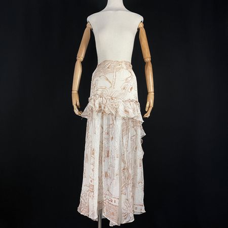 AGUA DE COCO By Liana Thomaz silk skirt