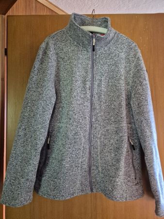 Weather Report Fleecejacke Grösse 52 violett-meliert