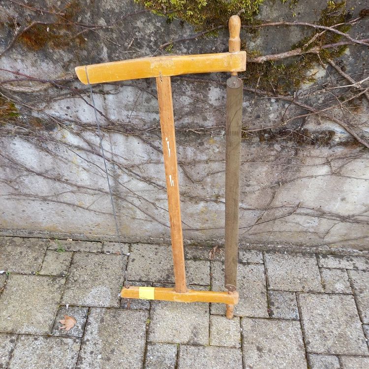 ZICOM Krippen Säge 7cm - Handgefertigte Miniatur Holzsäge Für Weihnachtskrippen