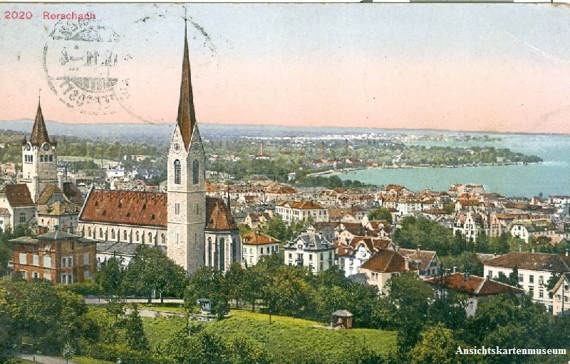 Cartoline postali: Rorschach + 1911 – Usato da Emmenbrücke venduto da teestube