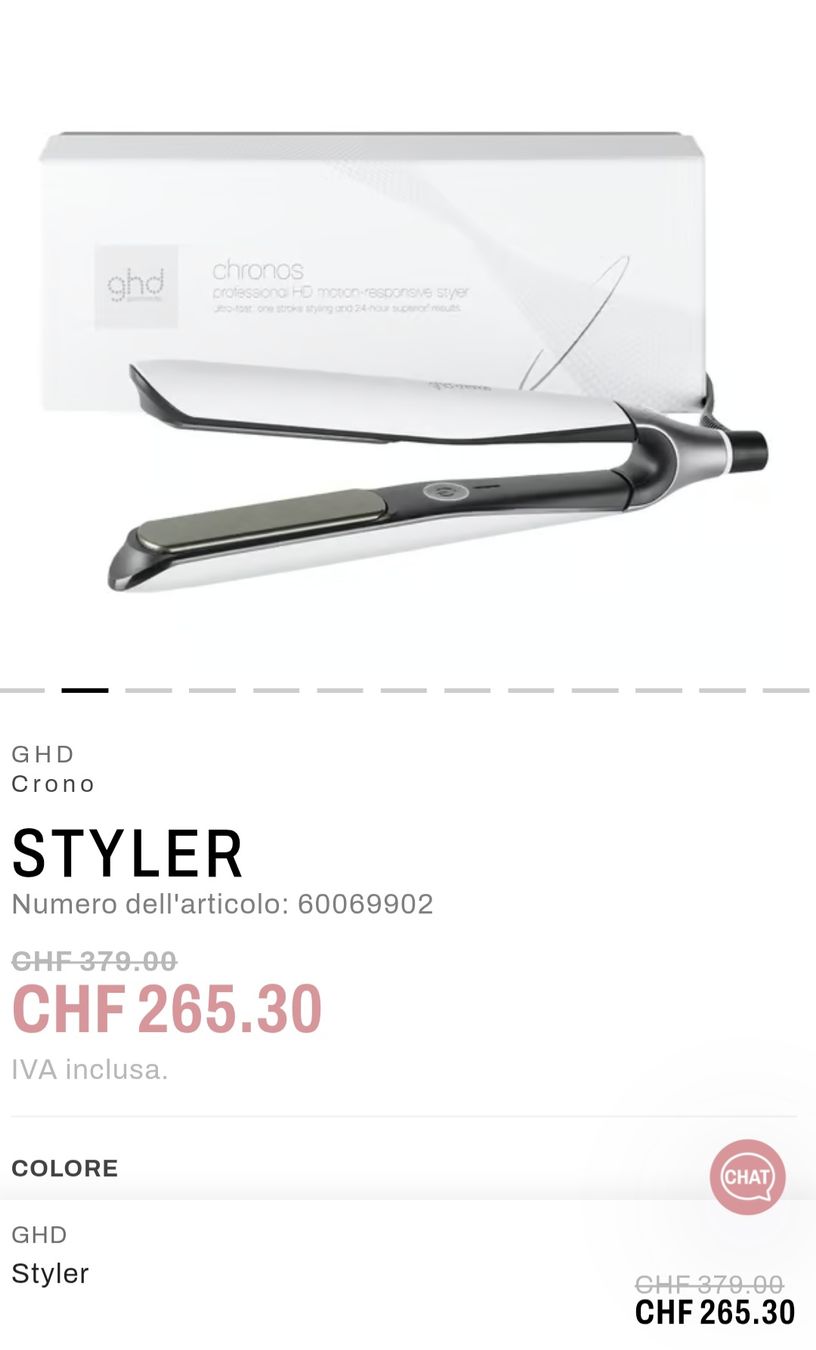GHD Piastre & Arricciacapelli: Piastra GHD professional HD motion – Nuovo e nell'imballaggio originale da Roveredo GR venduto da Anna3007 2