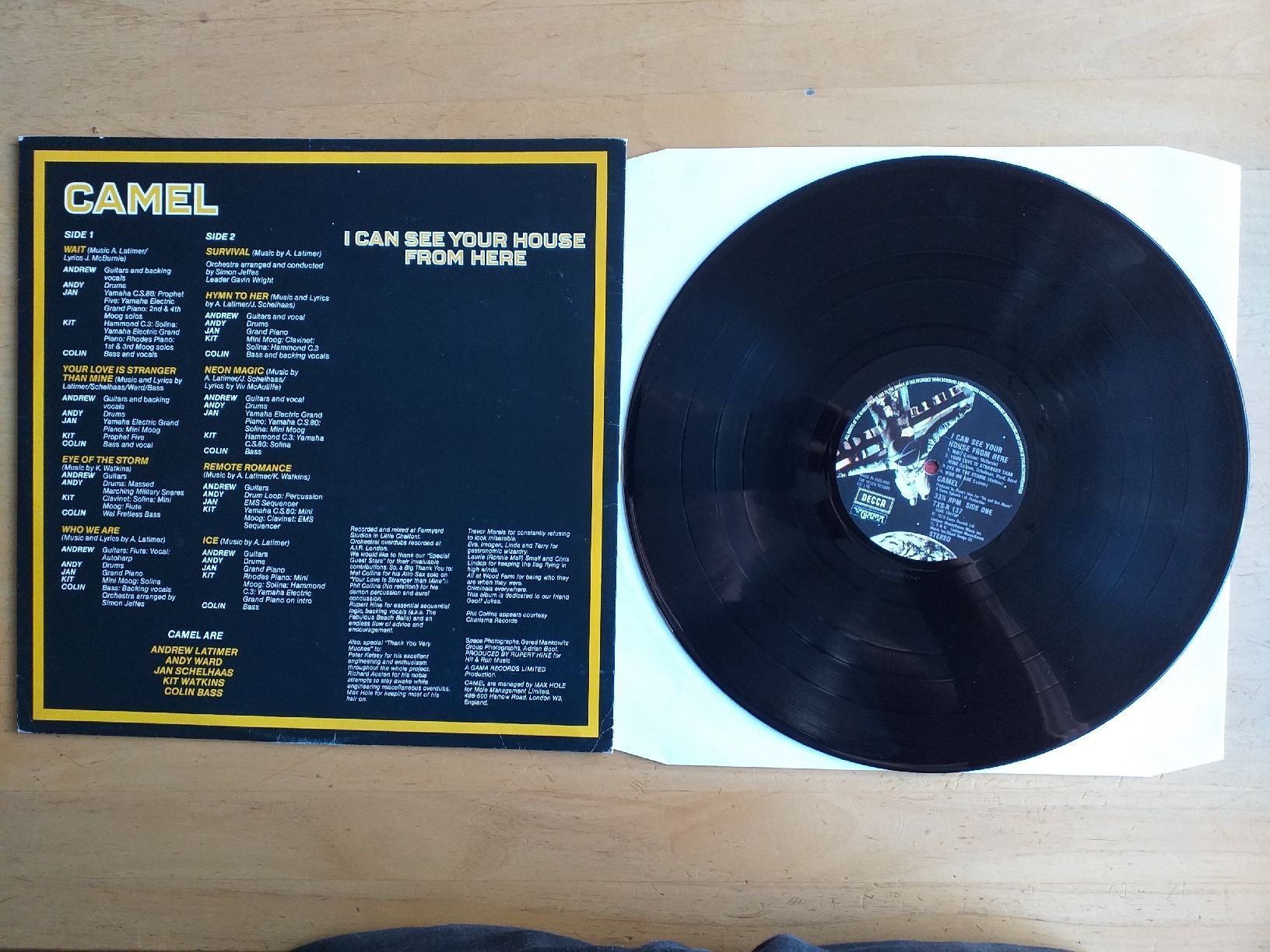 Dischi in vinile: Camel "I can See your house from here" LP – Usato da Zürich venduto da markus234 2