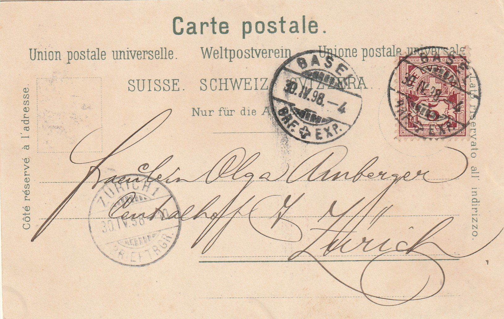 Cartoline postali: Basel Kaserne – Usato da Rorschacherberg venduto da fratovi2 1