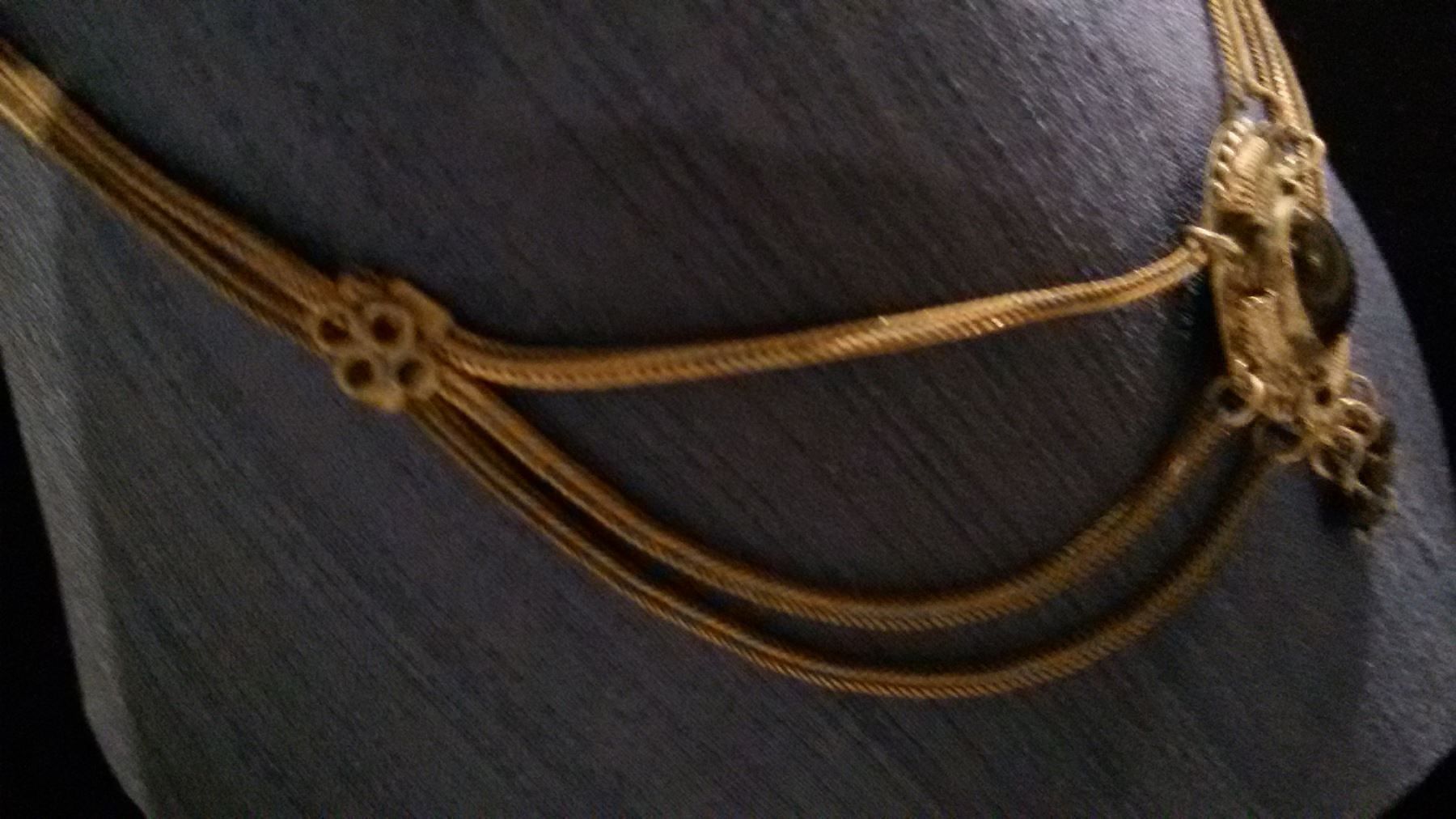 Catenine: Collier Silber mit schwarzem Stein – Usato da Bischofszell venduto da Joachim-115 4