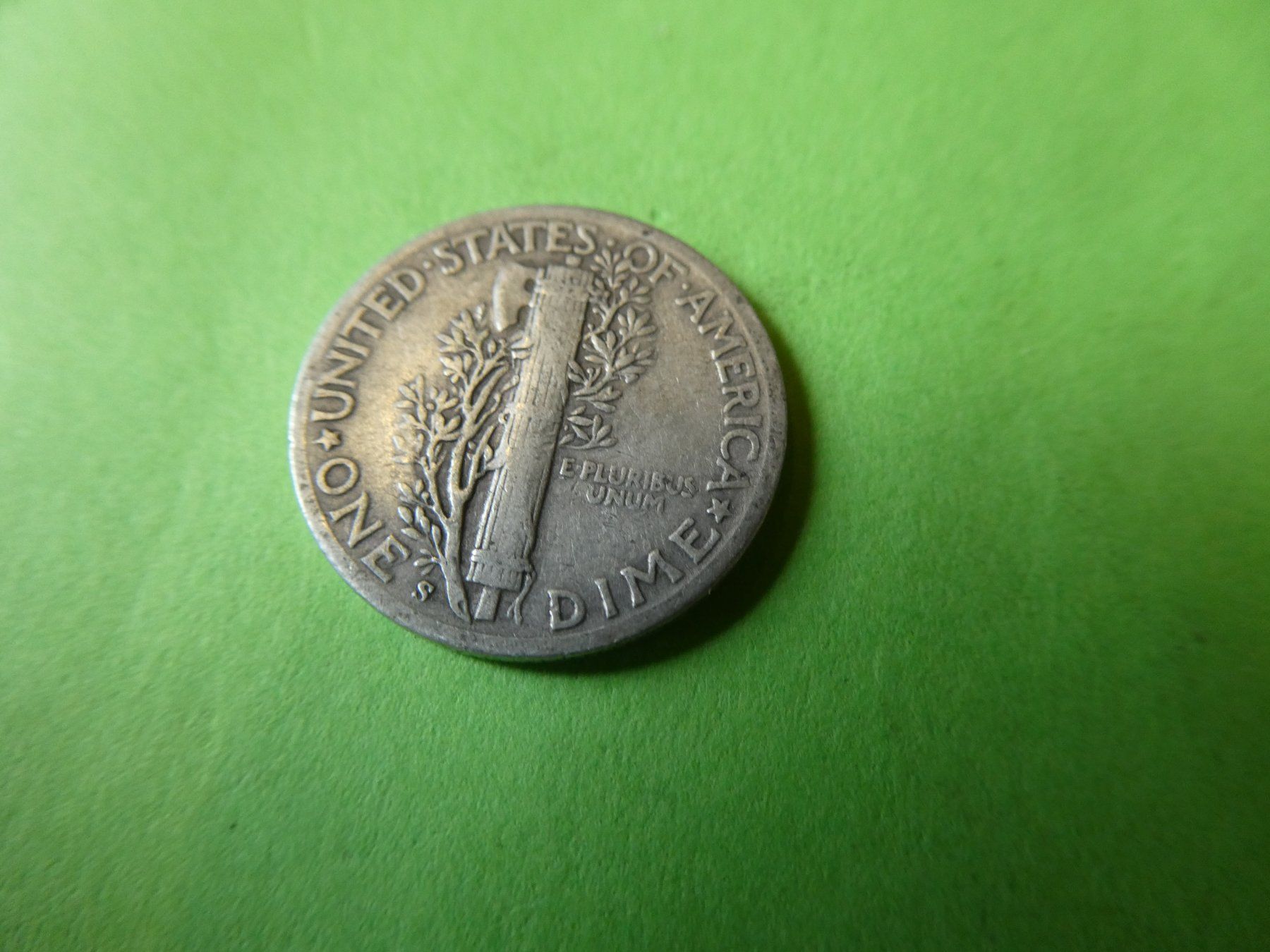 Alle Münzen: USA 1944, 1 Dime  - Silber – Gebraucht aus Hinterforst von Rohusri 1
