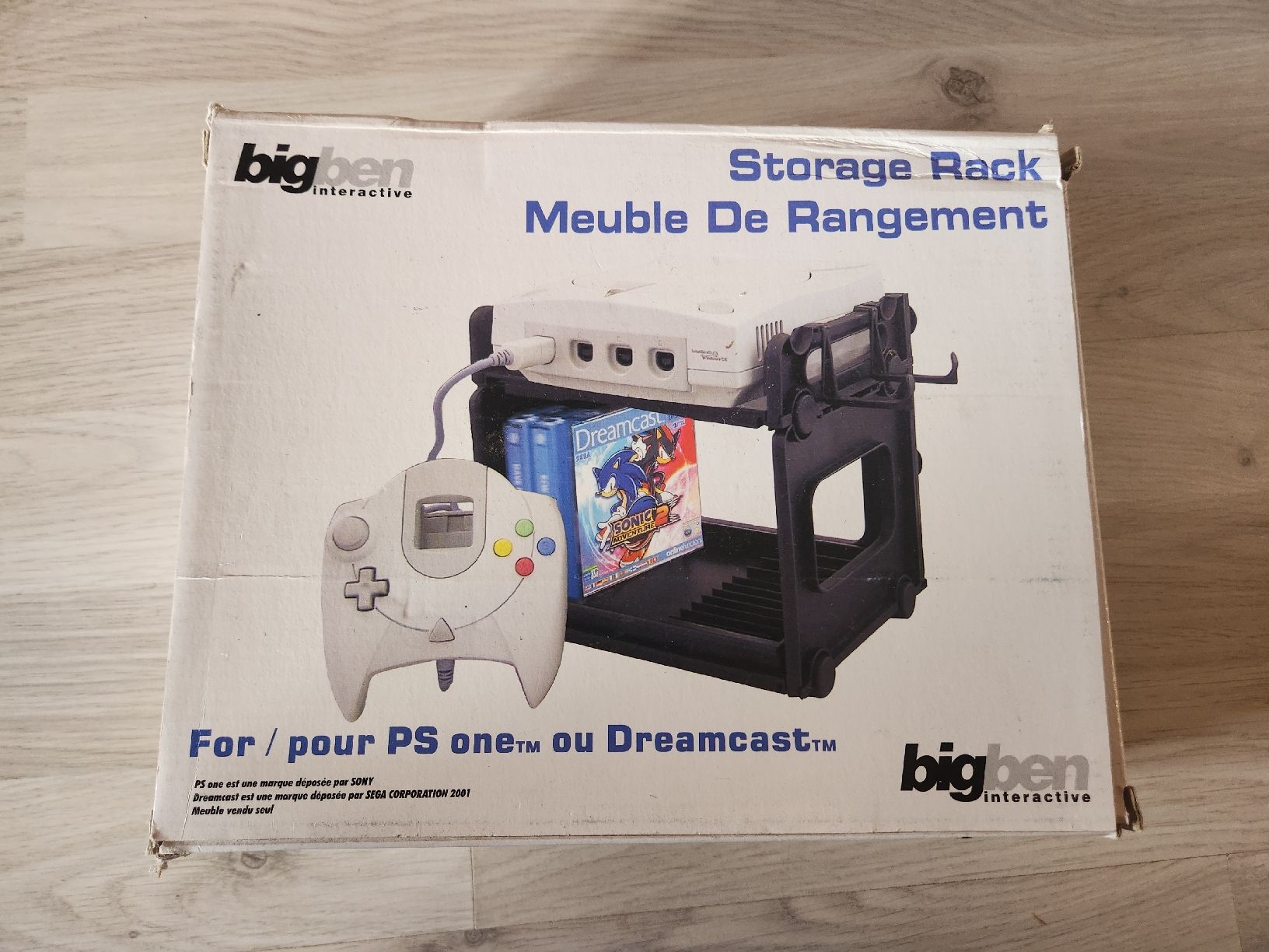 Sony Console: BigBen Storage Rack Ständer für PS1 oder Dreamcast – Usato da Tafers venduto da whereyogamesat