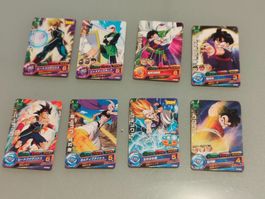 8 DragonBall Karten von Holo Rare bis Ultra Rare  2012