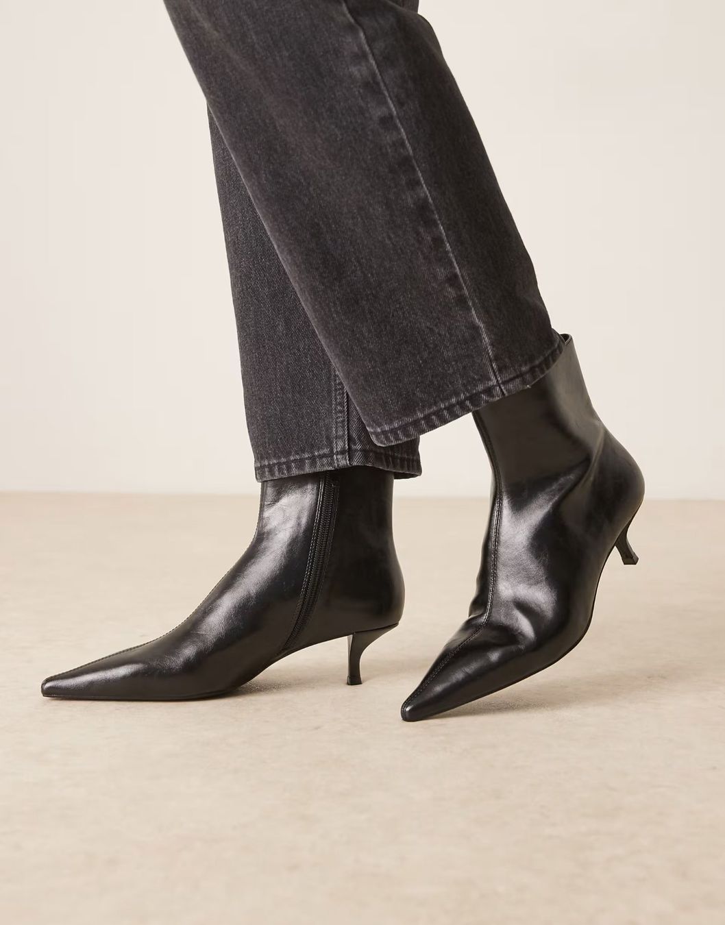 Mango Damenschuhe: MANGO Kitten Heel Booties, Gr. 39 – Neu (gemäss Beschreibung) aus Meilen von sabot01 1
