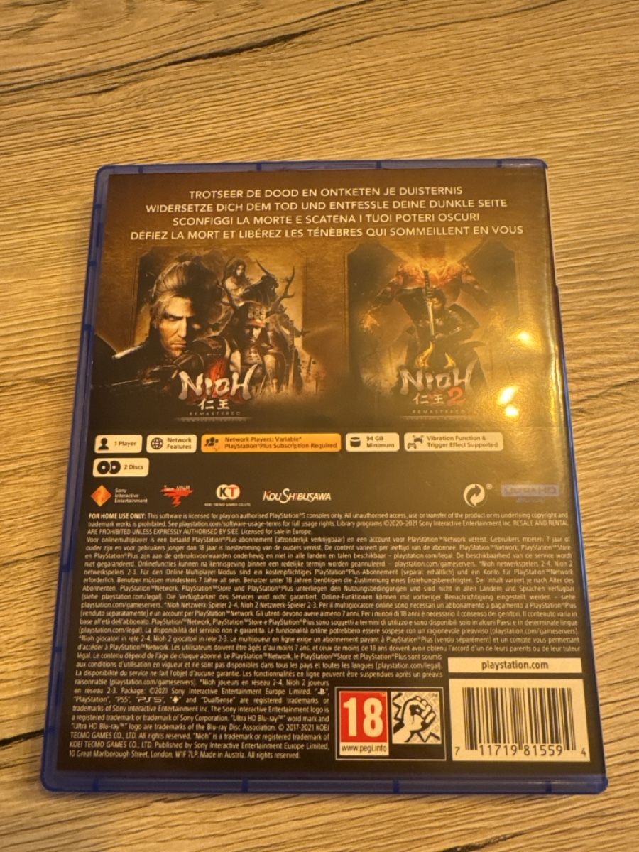 Giochi: Jeu PS5 Nioh Collection comme neuf  – Usato da Courrendlin venduto da jay_lkn6 3