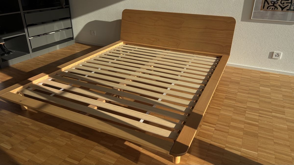 Letti: Bett aus Eichenholz - 160 × 200 cm – Usato da Basel venduto da yannis_s