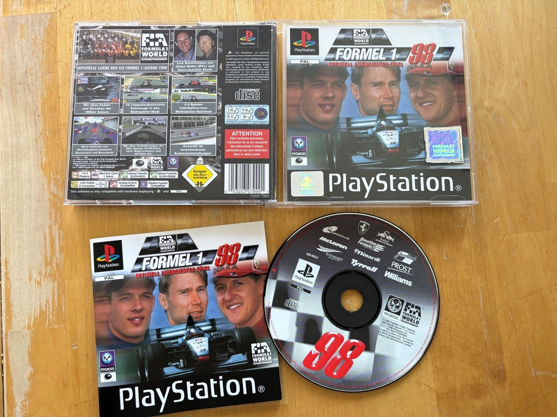 Giochi: Formel 1 98 (CIB) – Usato da Frenkendorf venduto da gelbeZinnie