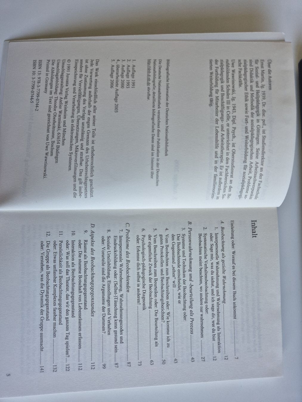 Libri: Fachbuch Beobachtungslehre – Usato da Illnau venduto da Schnemi 3