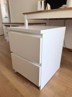 Weiss Schubladenschrank, Ikea MALM, Nachttisch