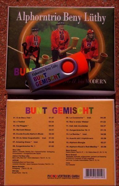 Chiavette USB: NEU   USB-Stick  Alphorn-Trio Beny Lüthy – Nuovo e nell'imballaggio originale da Wöschnau venduto da Musikhaus-Luethy5012