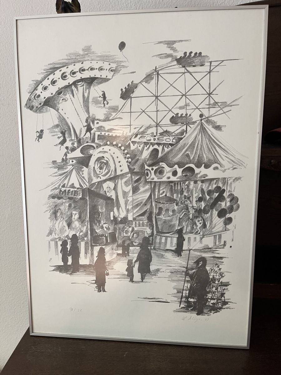Grafica & Litografie: Lithografie Basler Herbstmesse – Usato da Basel venduto da barracuda360