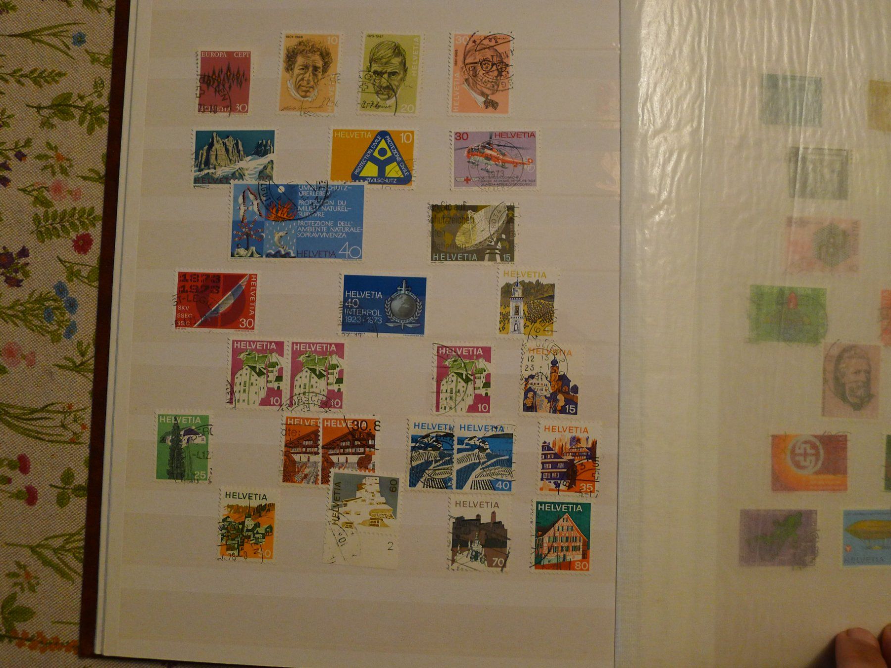 Tous les timbres: Briefmarkenalbum vorwiegend CH – D'occasion à Dagmersellen par Zwitschzwitsch 8