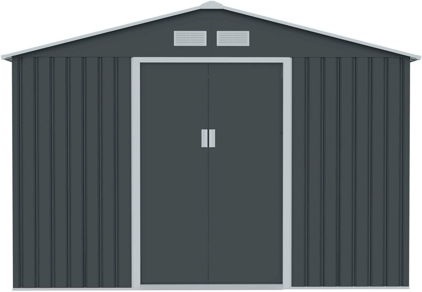Gartenhäuser & Gewächshäuser: HATTORO S200 Gerätehaus 7,3 m³ Anthrazit – Neu und originalverpackt aus Bottighofen von zaap 1